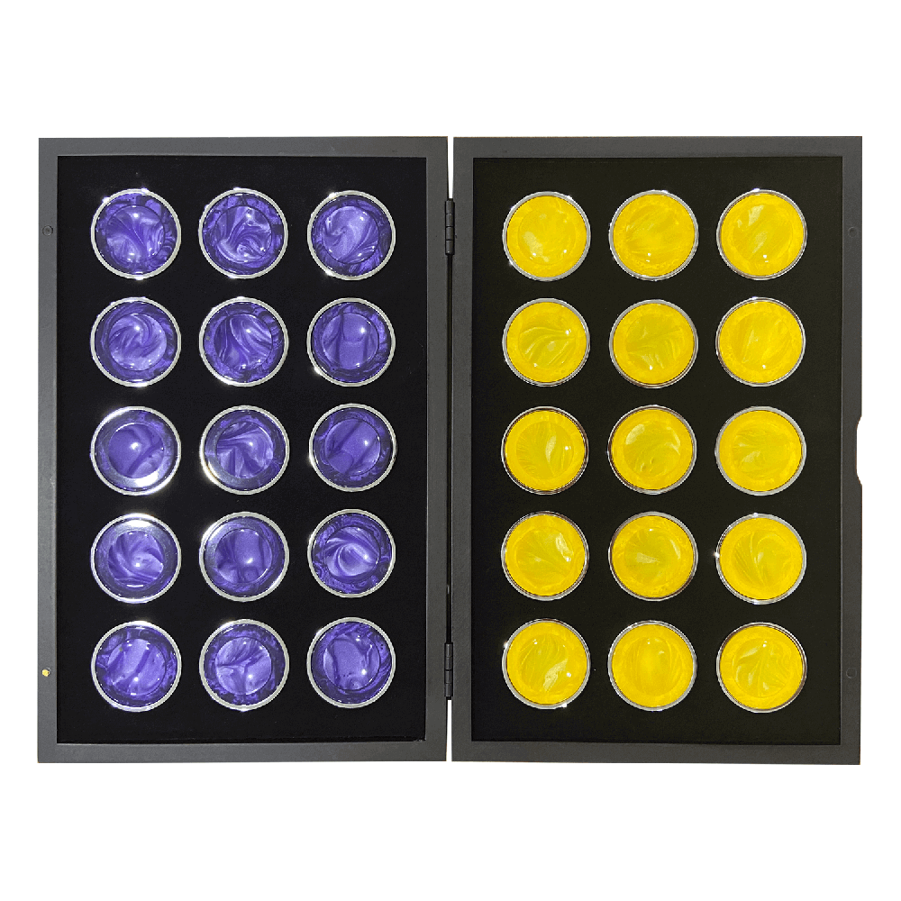 Steel Checkers Set 04