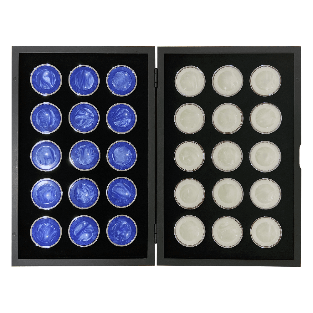 Steel Checkers Set 02